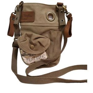 Selina Vaughan Studios Canvas Crossbody Bag Small Seed Bag Gorpcore Nature